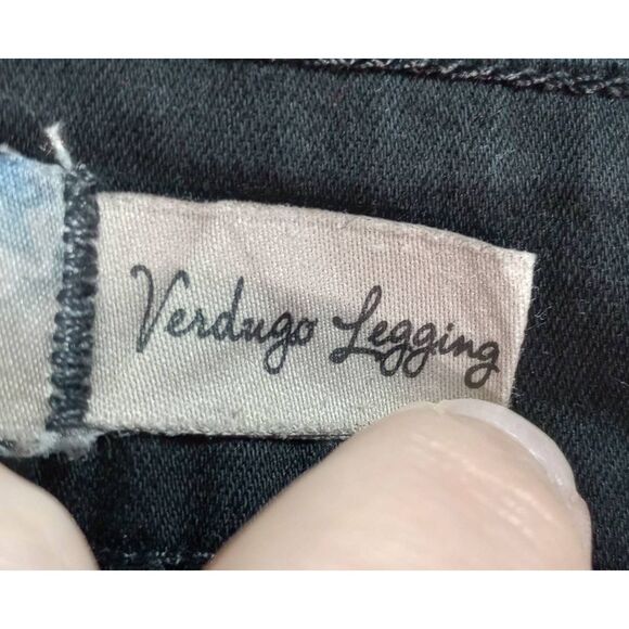 Paige Jeans Ladies 27 Verdugo‎ Legging Black Skinny - Picture 6 of 8